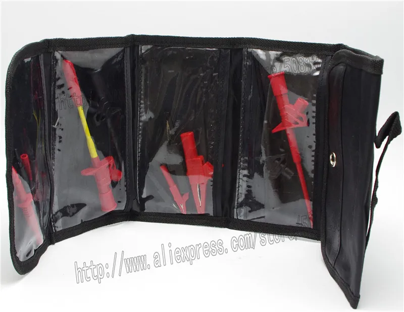 8 шт. автомобильный тестовый штекер типа банан + гибкие силиконовые штифты