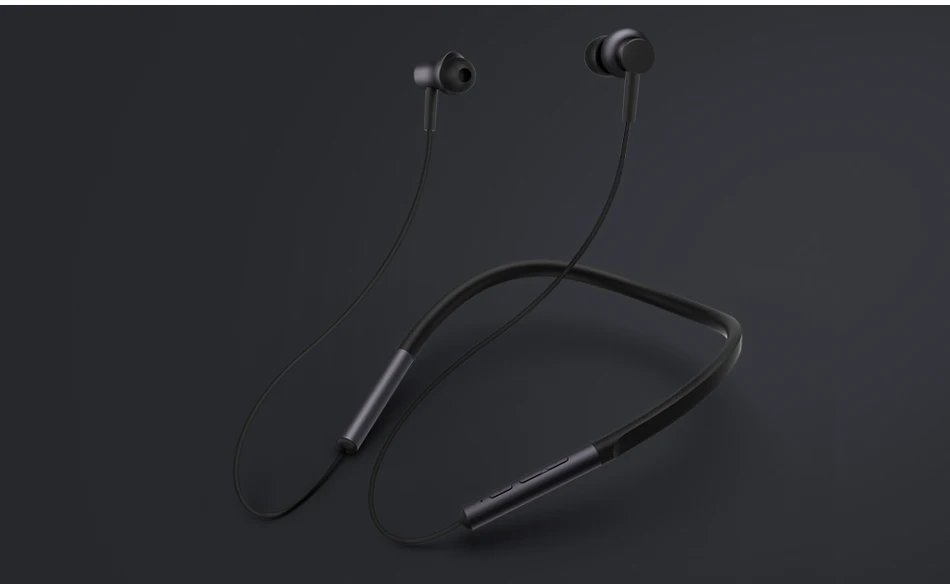 Оригинальные Xiaomi mi наушники с Bluetooth и шейным ремешком, беспроводные наушники Apt-x Hybrid Dual Cell с mi c Bluetooth 4,1 для системы Android IOS