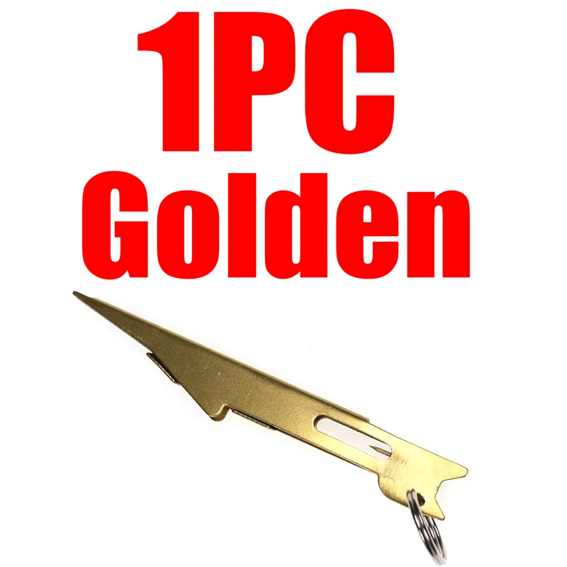 1PC GOLDEN Bimoo для быстрой ловли нахлыстом, для ногтей, с узлом, для рыбалки, с экстрактором, Zinger, рыболовные снасти, аксессуары, инструменты - Цвет: 1PC GOLDEN