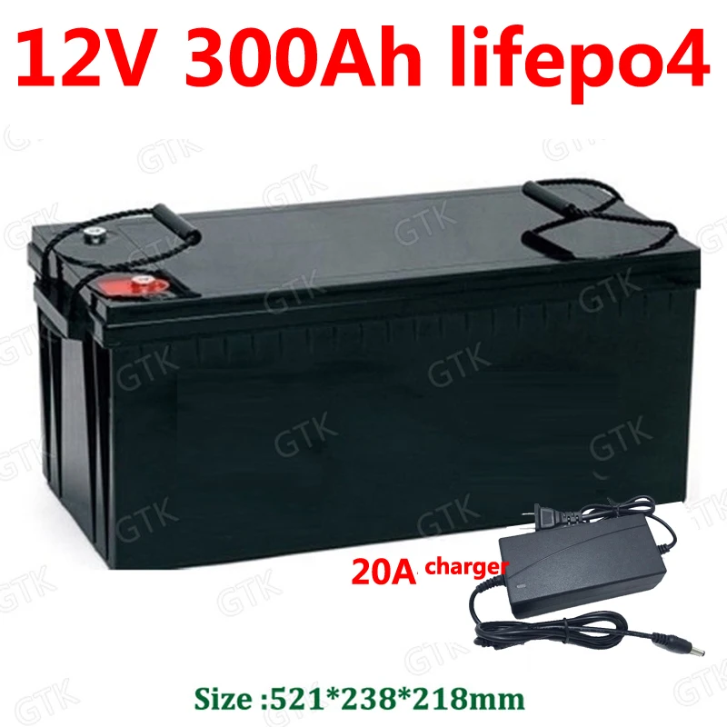 GTK водонепроницаемый аккумулятор BMS 12 8 в В 300 А. Ч Lifepo4 для инвертора
