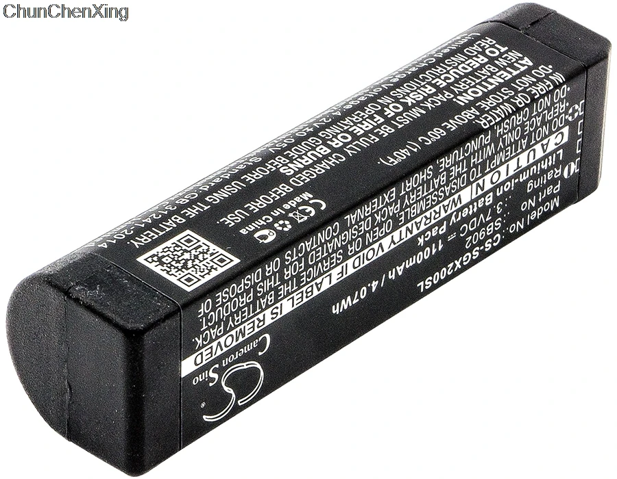 Cameron Sino 1100mAh батарея SB902 Для SHURE GLX D цифровых беспроводных систем GLXD1 GLXD2|Цифровые