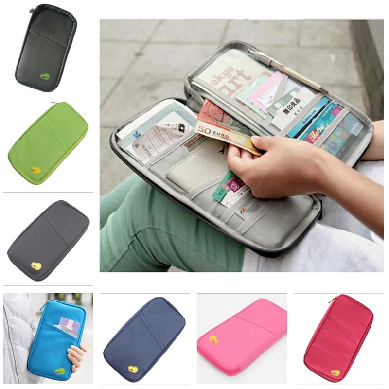 Сумка для паспорта новый длинный секционный кошелек женский однотонный 1 шт.