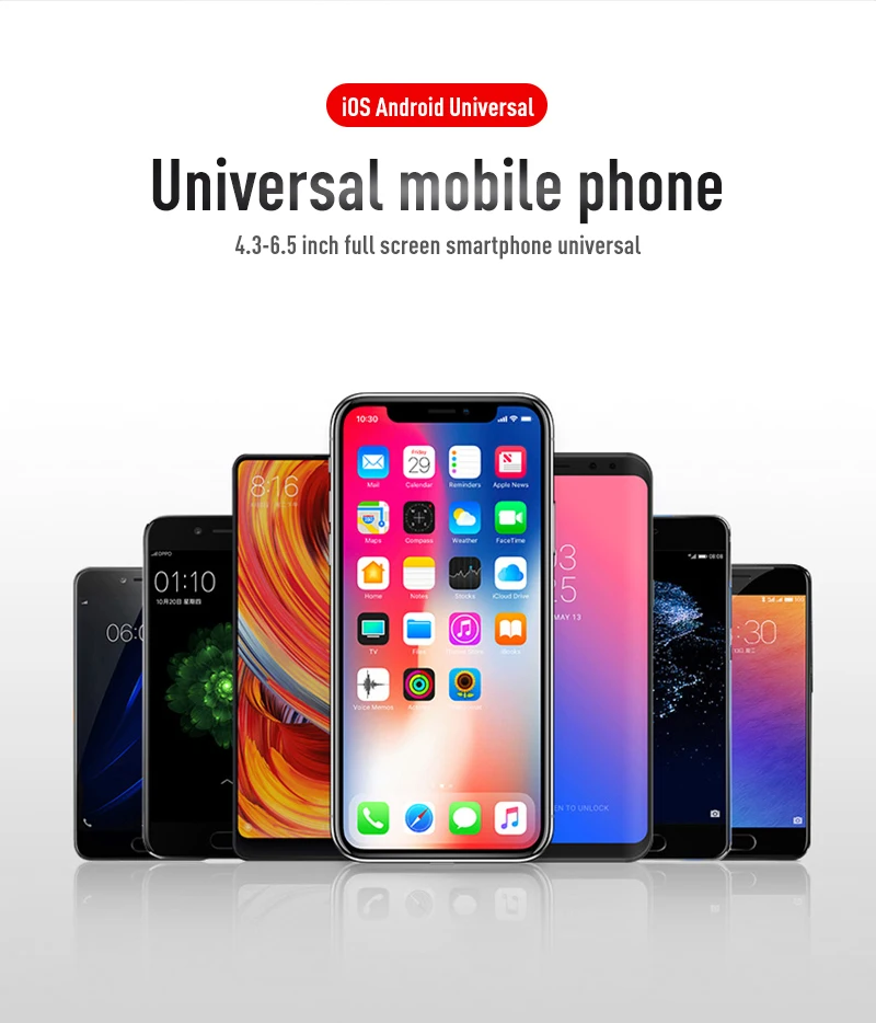 Универсальная автомобильная подставка для телефона в автомобиле iPhone X samsung крепление на вентиляционное