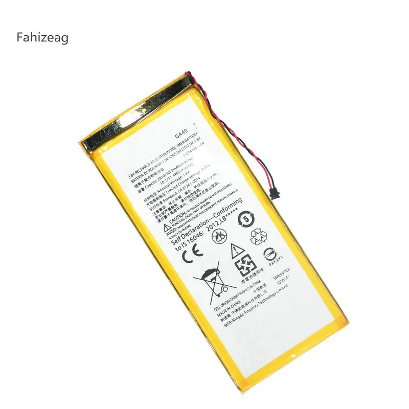 Fahizeag 3000 мА/ч, Батарея GA40 Замена для Motorola Moto G4 G4 плюс XT1625 XT1622 XT1644 XT1642 XT1640 Батарея