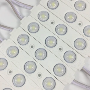 500 шт.лот суперсветодиодная панель для переднего окна магазина, звуковая панель, ультразвуковые модули SMD 2835, 3 светодиода, впрыск IP67, водонепроницаемый светодиодный модуль освещения