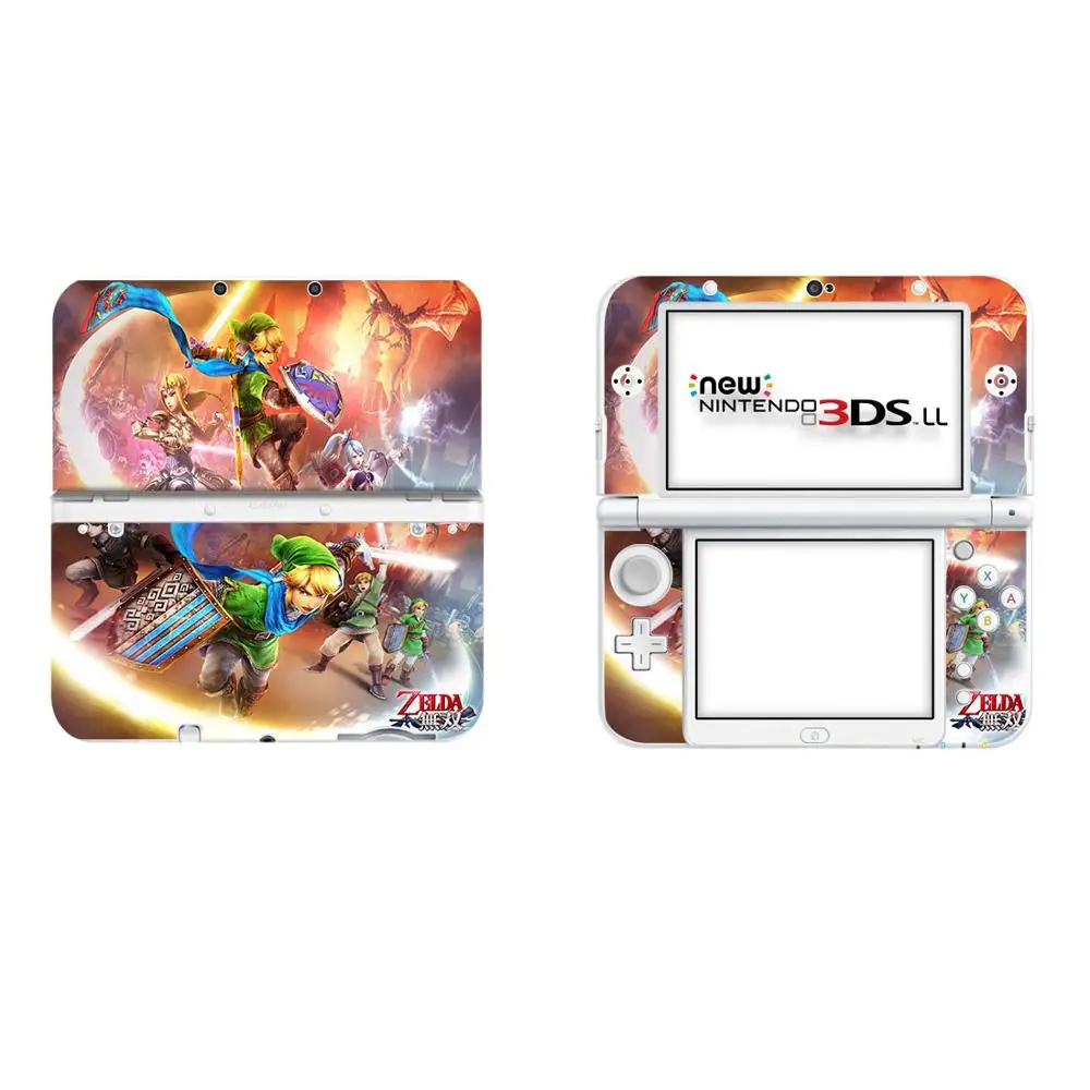Легенда о Зельде виниловый чехол наклейка Кожа Наклейка для новых 3DS XL скины
