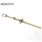Мужской брелок для косплея, сплав цинка, оружие Сан, 12 см, jj12899