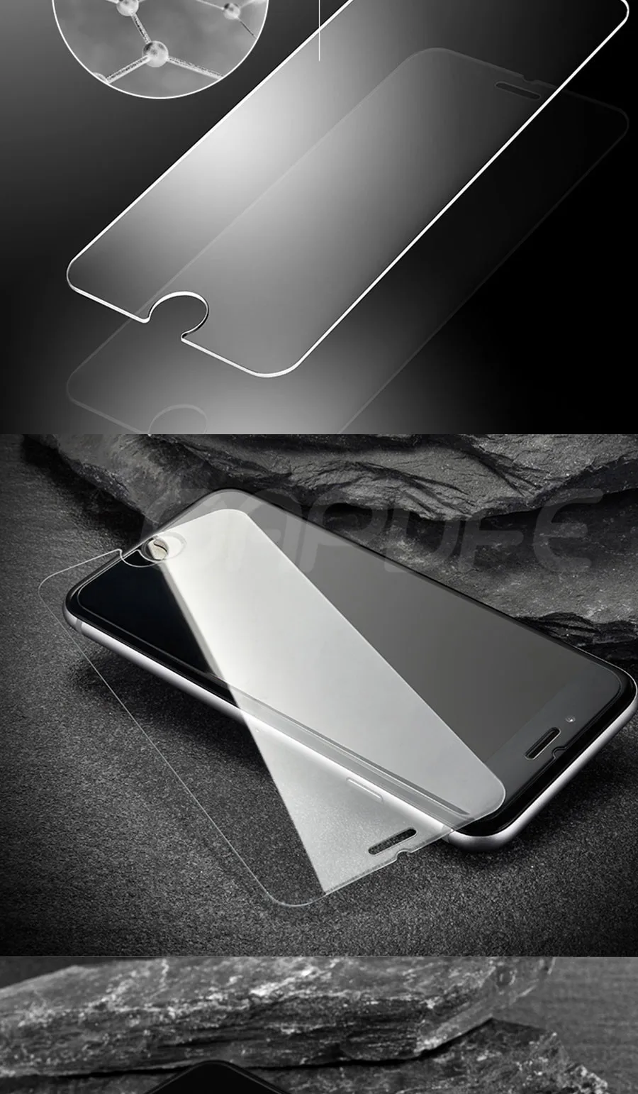 9H закаленное стекло для iPhone X XR XS Max Защитное стекло для iPhone 8 7 6 6S Plus 5 S 5 SE 4 защитная пленка для экрана