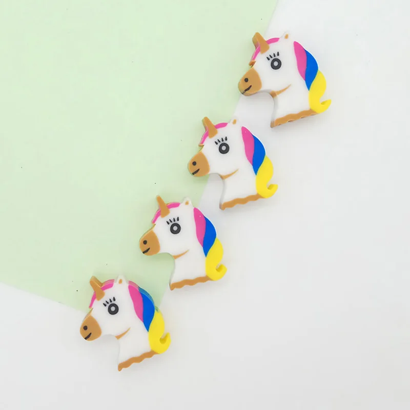 4 шт./партия канцелярские принадлежности Kawaii мини животные изменить ластик Прекрасный мультфильм творческий Единорог карандаш ластик для детей игрушки подарок