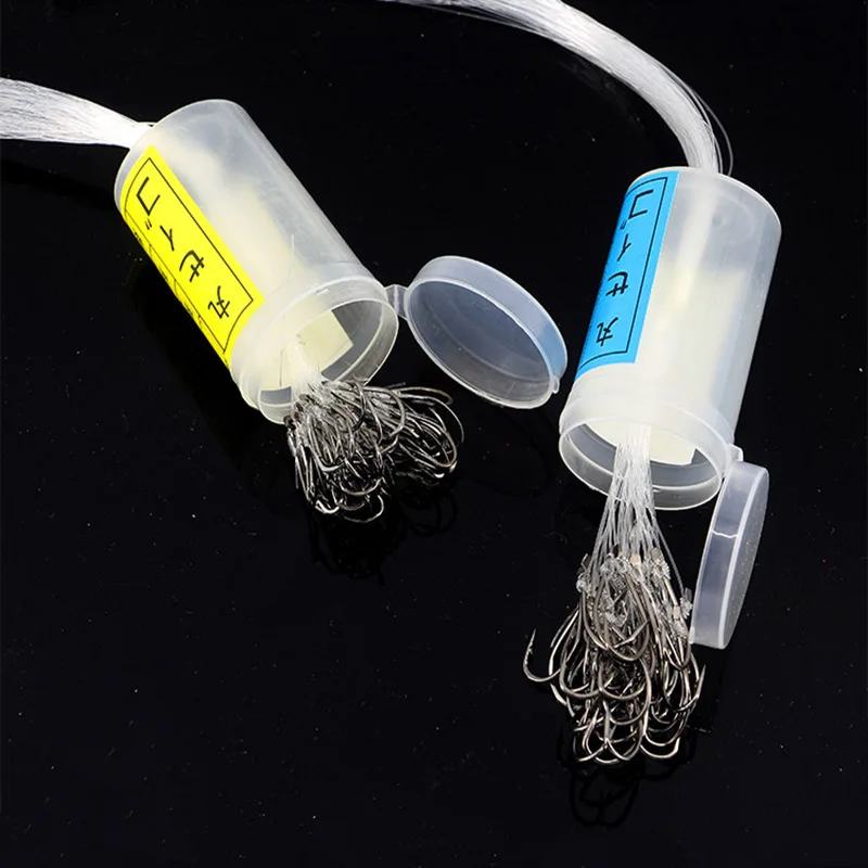 NEW 50pcs Roll Feeder Fishhooks Carp Fly Tackle Peche Fish Worm Jig Lead Head Wire Line Tied Bait Carbon Steel Fishing Hooks | Спорт и