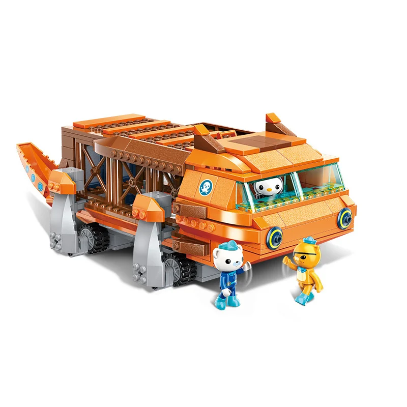 Подводная лодка маленькая Колонка игрушка совместимая Город Друзья DIY игровой
