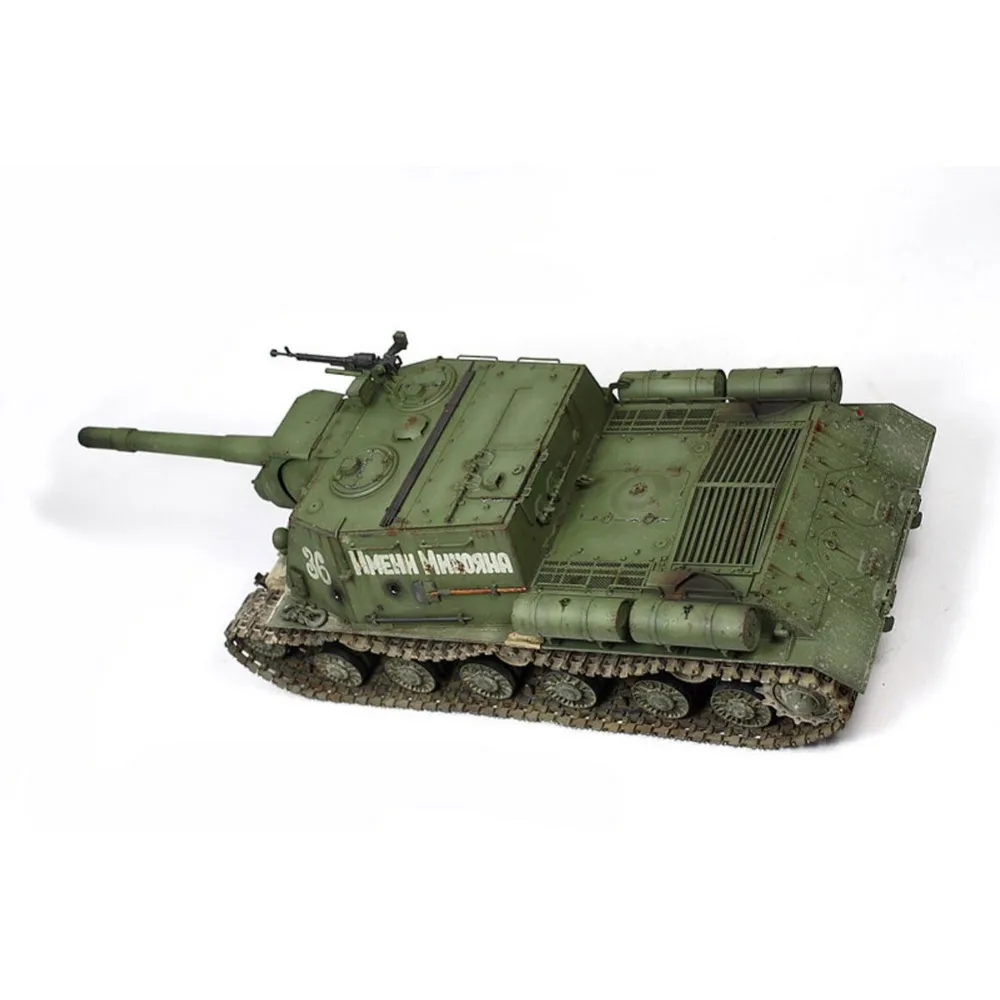 Tamiya 35303 1/35 российский тяжелый самоходный пистолет JSU152 Военная сборка модель AFV