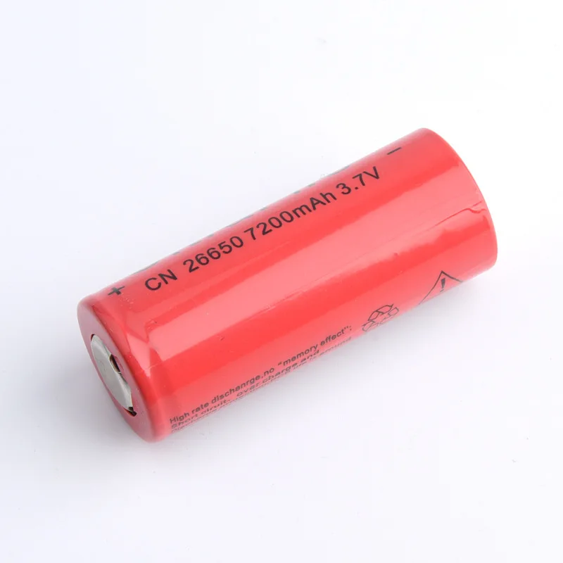4 шт./лот 26650 7200mah 3 7 v аккумуляторная литий ионная батарея|battery battery battery|batteries
