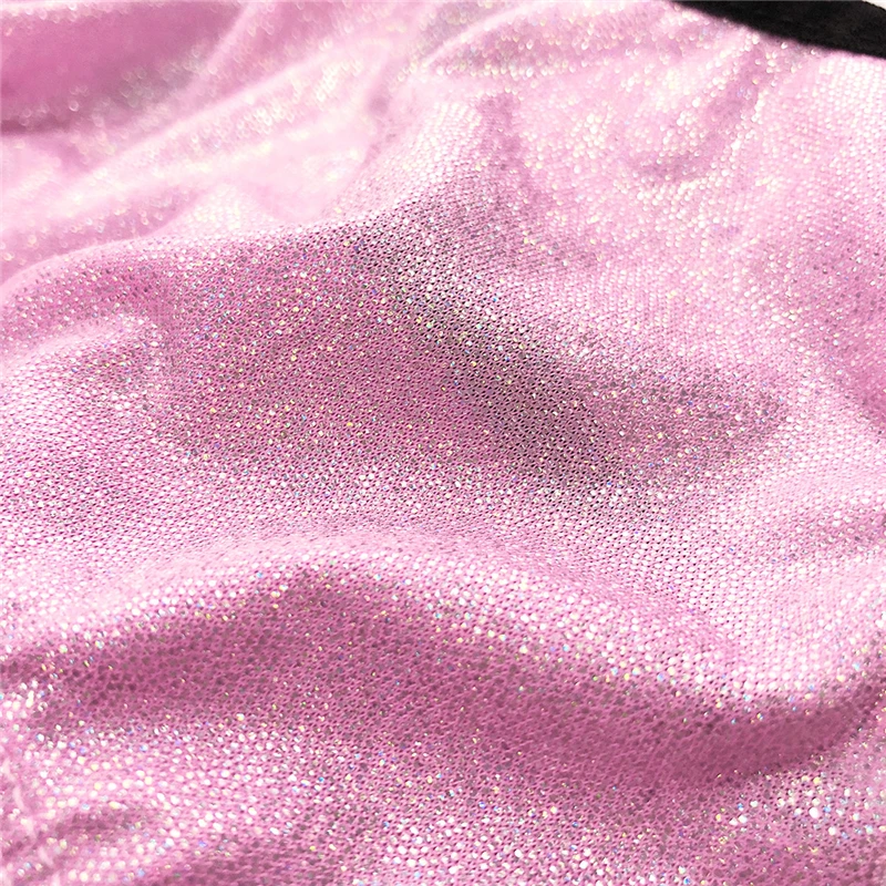 Кроп-топ IIXPIN для гимнастики девушек блестящий металлический укороченный топ с