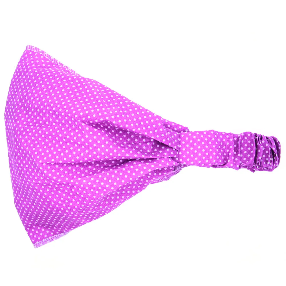 1 шт. маленький цветочный узор Кроличьи уши узел волос и повязка на голову ручная