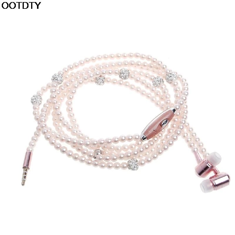 

Necklace Chain Earphone Stereo Hi-Fi Wired Headphone For Smartphone - L060 New hot