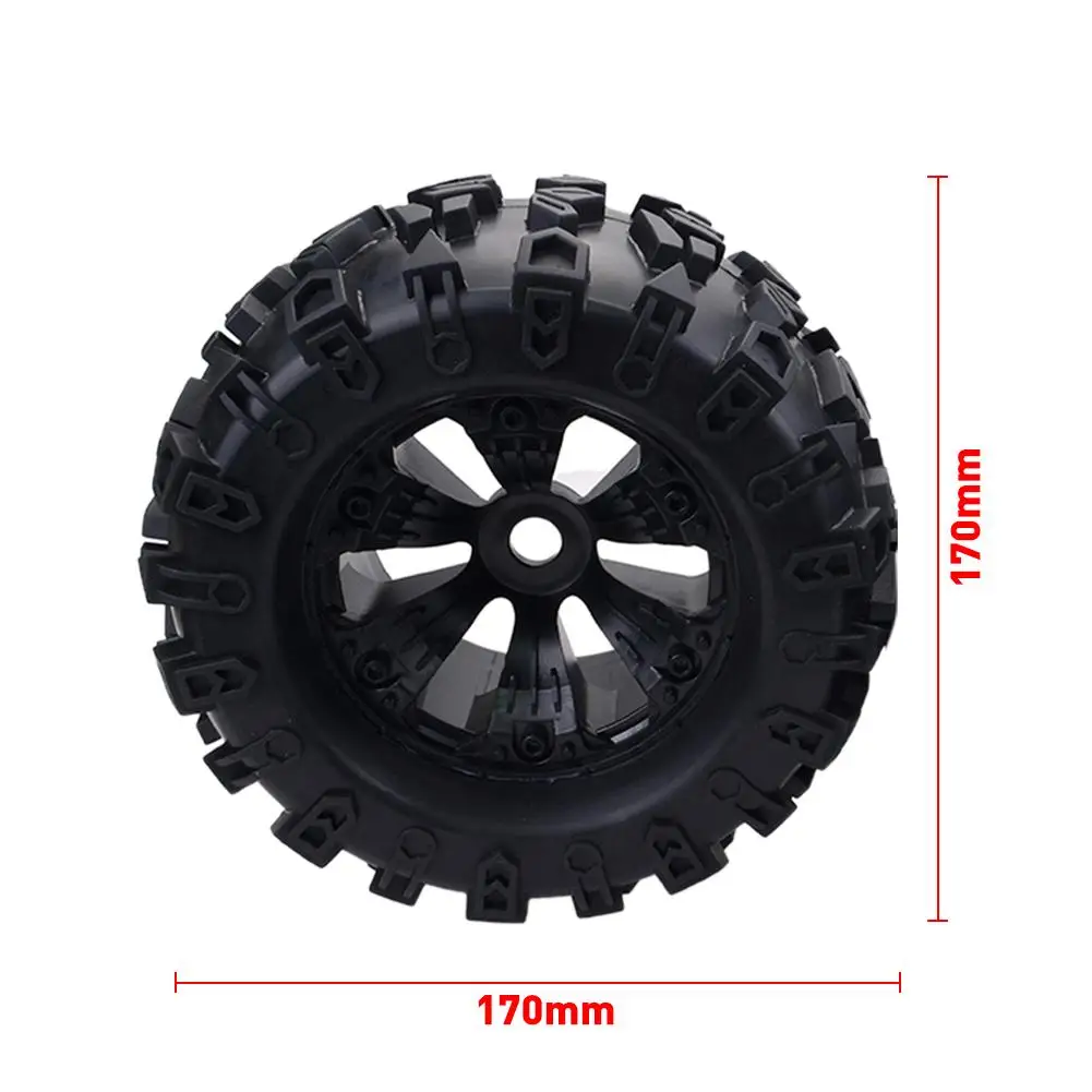 Шестигранные колеса 17 мм и шины 170 для RC 1/8 Monster Truck HPI Savage FLUX HSP|Детали аксессуары| |