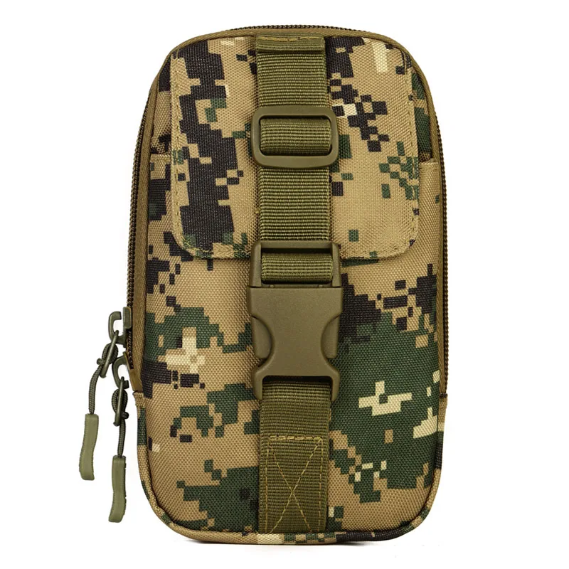 TACVASEN Военная тактика сумка Molle Чехол пояс петли поясная сумка чехол для телефона для смартфона камуфляж нейлон поясная сумка TD-SHZ-002 - Цвет: Jungle digital