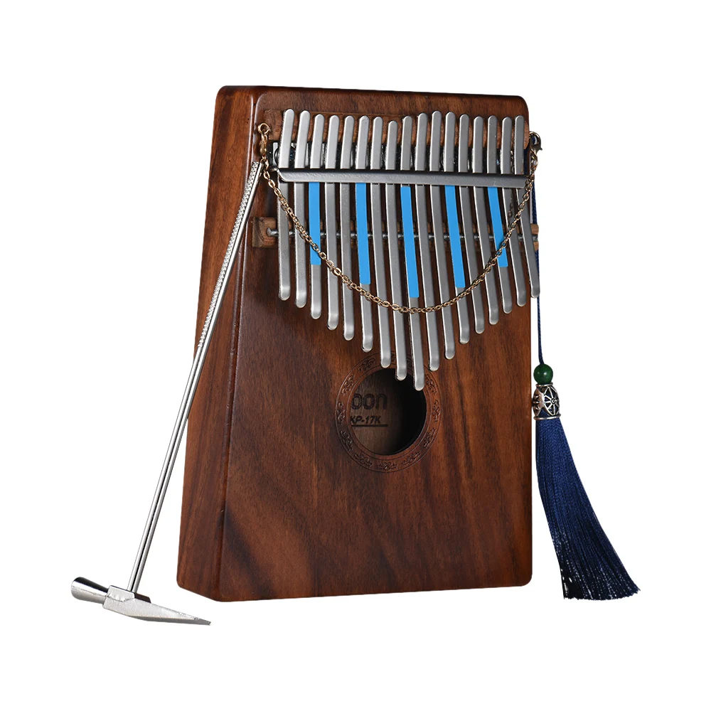 Горячая ammoon 17 клавишным игрушечное пианино калимба Mbira санза Гавайский КоА во