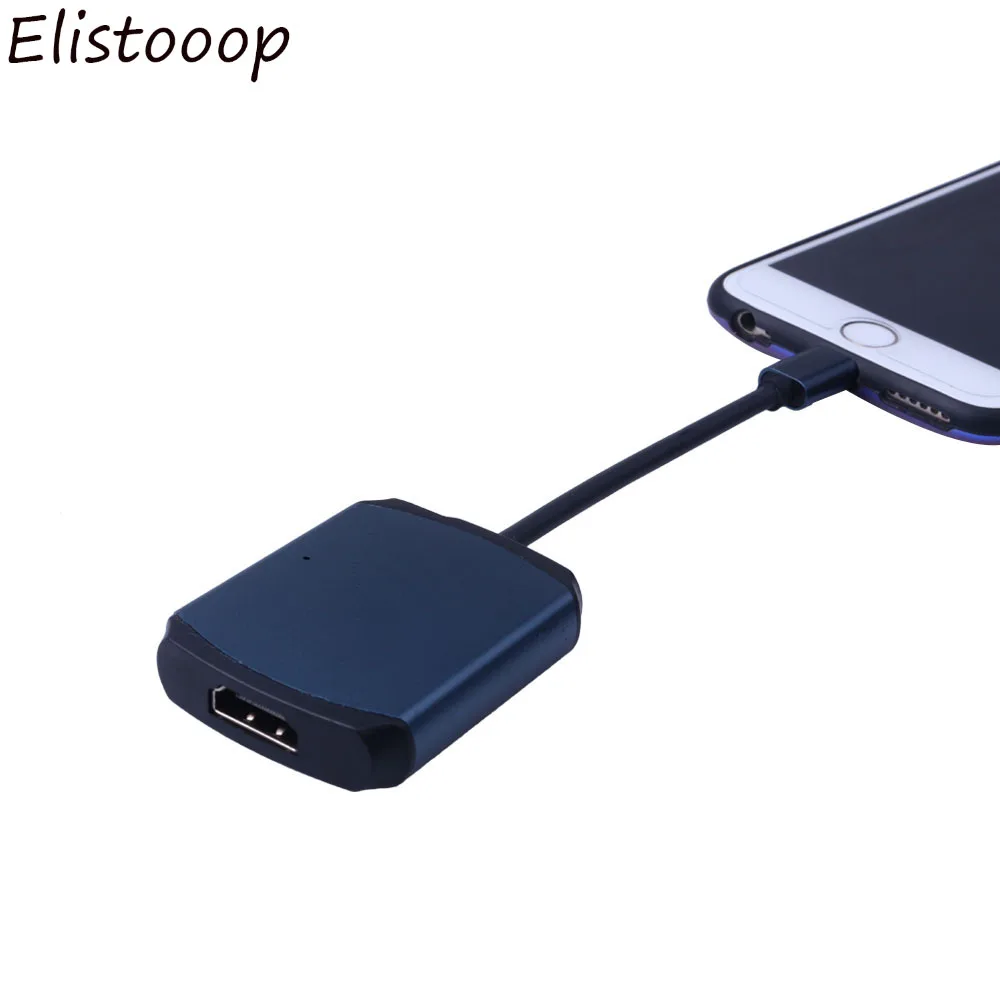 Адаптер Lightning AV для HDMI/HDTV TV цифровой Кабельный адаптер iPhone iPad| |
