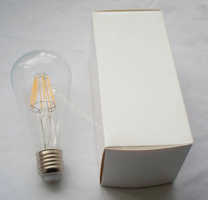 Лампа светодиодная в стиле ретро 100 120 В 220 8 Вт 230 В|bombilla e27|led retrocold white |