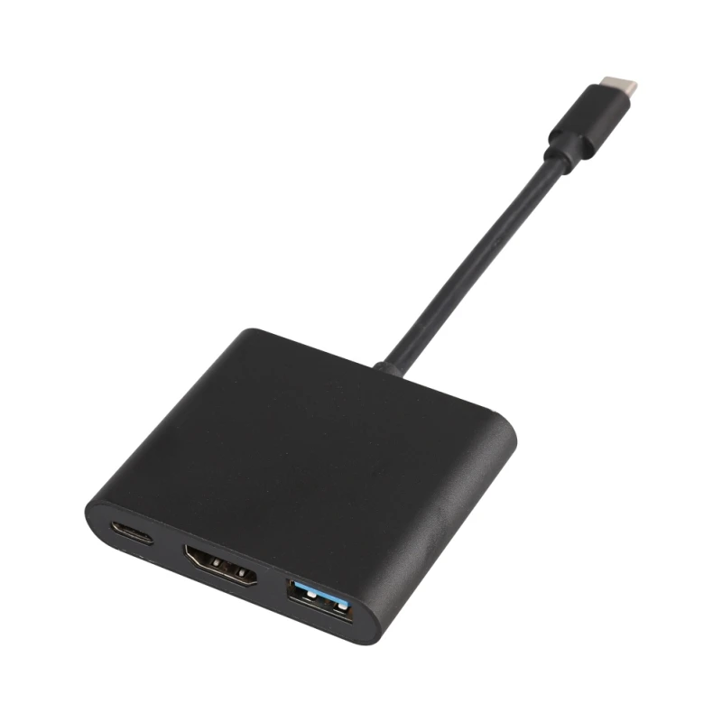 3-в-1 Type-C USB C в HDMI адаптер конвертер с 3 0 + зарядным портом для Samsung/Chromebook Pixel/Dell XPS13 |