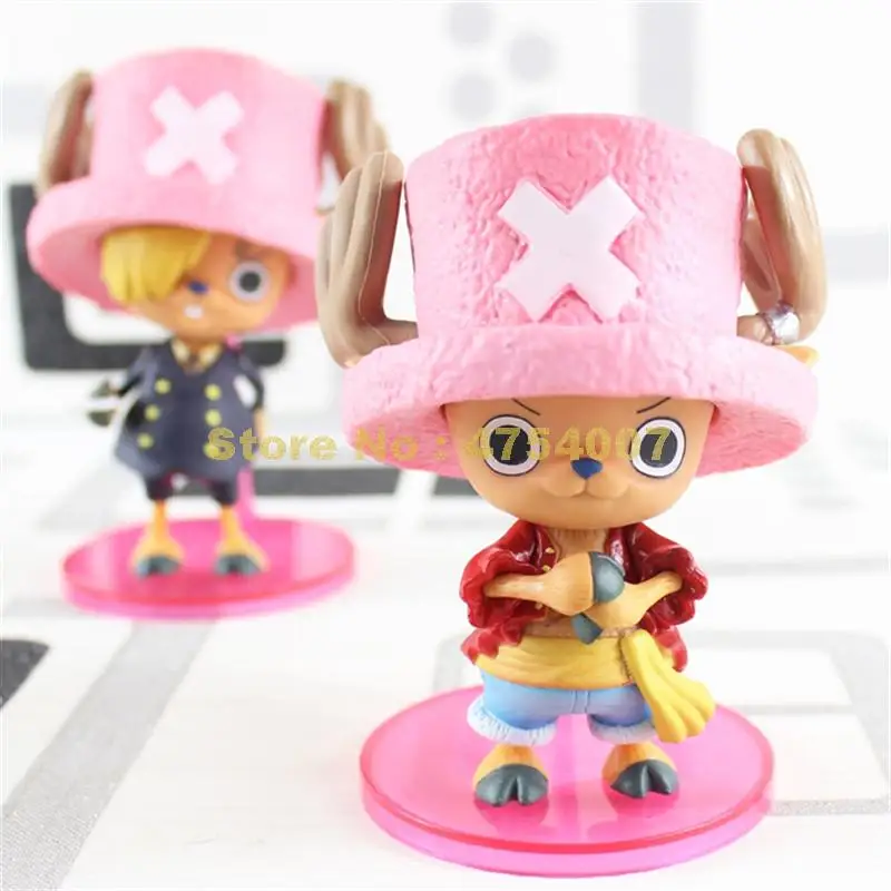 4 шт./компл. Аниме one piece 1th Тони Чоппер модель для косплея ПВХ экшн-фигурка кукла