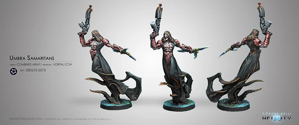 [Loong Way Miniatures] Corvus Belli Infinity 0573 UMBRA SAMARITANS 32 мм Металлические Миниатюрные|Аксессуары