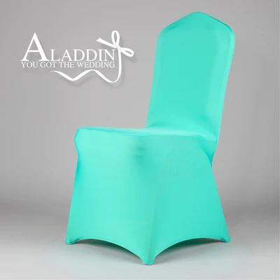 Mint green 6A23A 4 шт./компл. домашние обеденные чехлы на стулья Свадебные украшения чехол для кресла спандекс Декор стул с обивкой пояса Ресторан Луки - Цвет: Mint green 6A23A