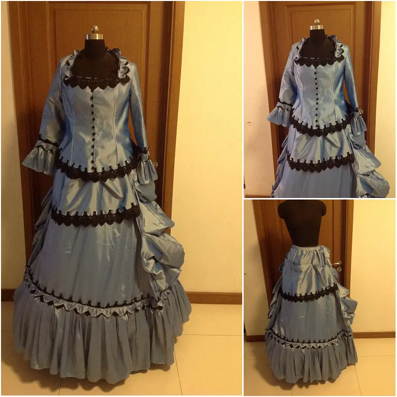 Женское платье в викторианском стиле готическое/Гражданская война бальное Южном