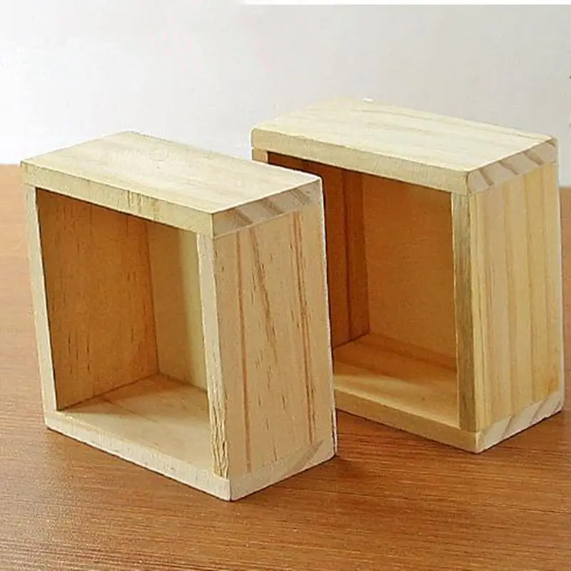 

Wooden Organizer Grocery Vintage Kitchen Storage Boxes Cosmetic Mini Case Old Natural Jewelry Box Multifunctional F20173239