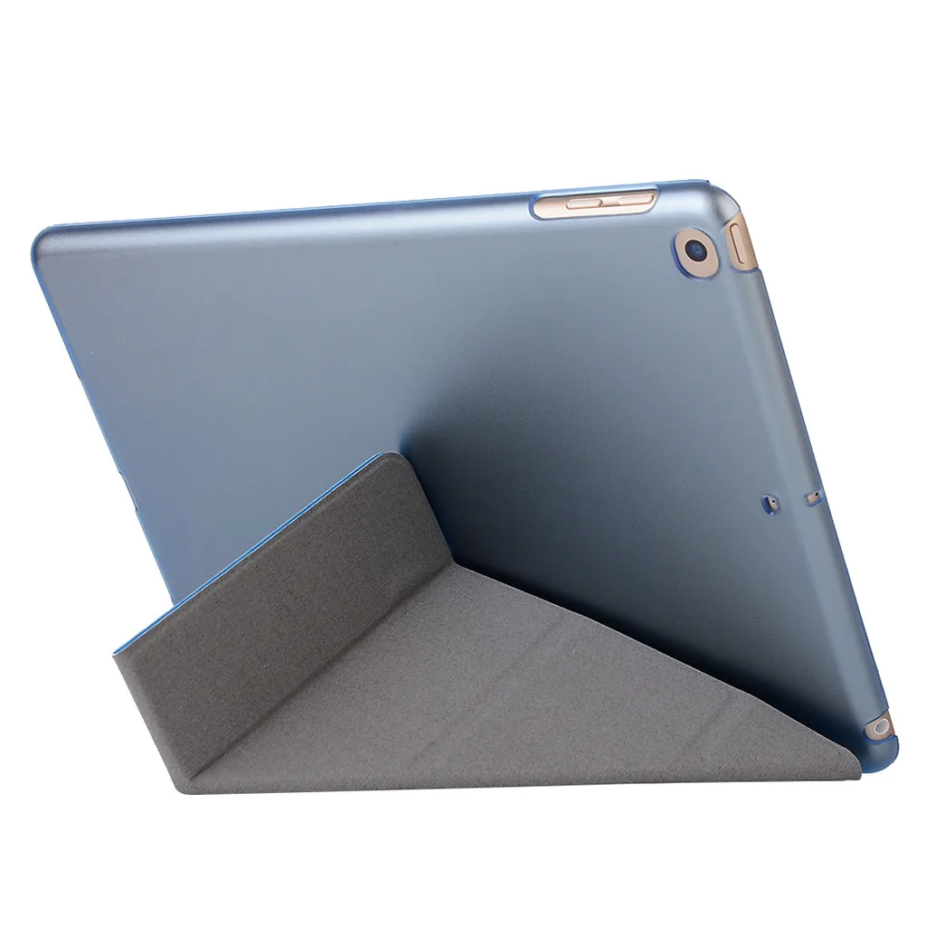 Чехол s планшет розовый для iPad 6го поколения 9,7 Тонкий Магнитный кожаный смарт-чехол ForApple#5$6