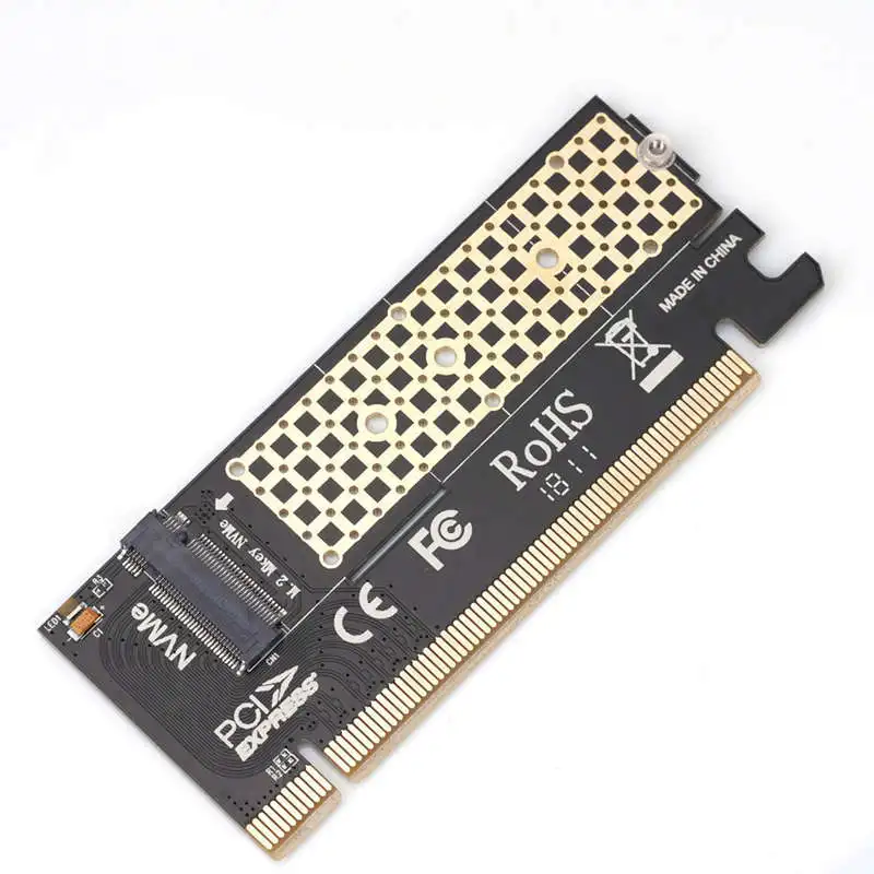 M.2 Nvme Ssd Ngff к Pcie 3 0X16X4 адаптер M ключ интерфейс Расширение карты полная скорость