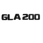 Матовая черная наклейка GLA 200 для багажника автомобиля, задние буквы, цифры, значок, эмблема, наклейка для Mercedes Benz GLA Class GLA200