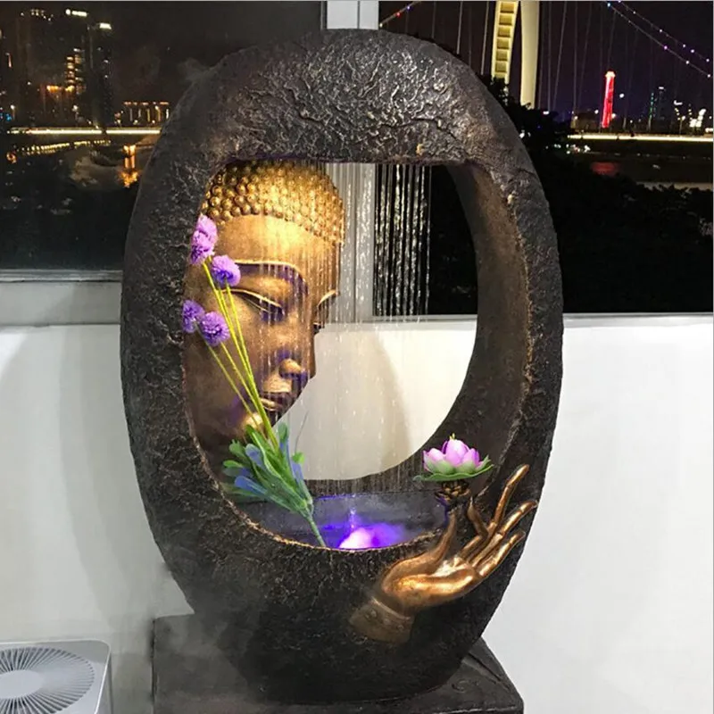 Будды Фонтан дома Украшения увлажнитель Лаки пинг декоративный подарки|gift gifts|gift