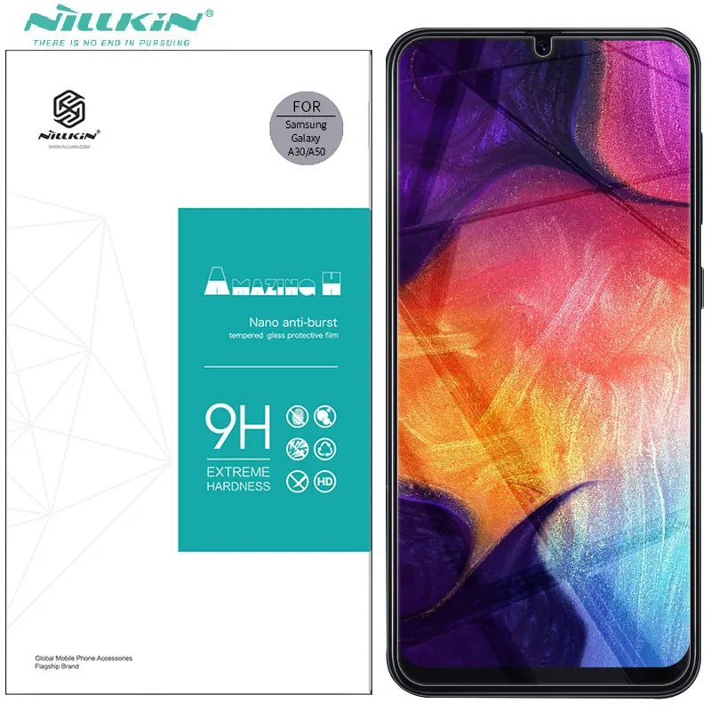 Nano стеклянная пленка для samsung Galaxy A50, Защитная пленка Nillkin, закаленное стекло для samsung A50, противоударное стекло