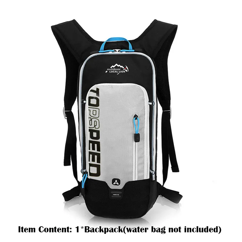1 x gray backpack Местный лев 6л водонепроницаемый велосипедный рюкзак, мужская и женская MTB велосипедная сумка для воды, нейлоновый рюкзак для пешего туризма и отдыха на велосипеде гидратационный рюкзак - Цвет: 1 x gray backpack