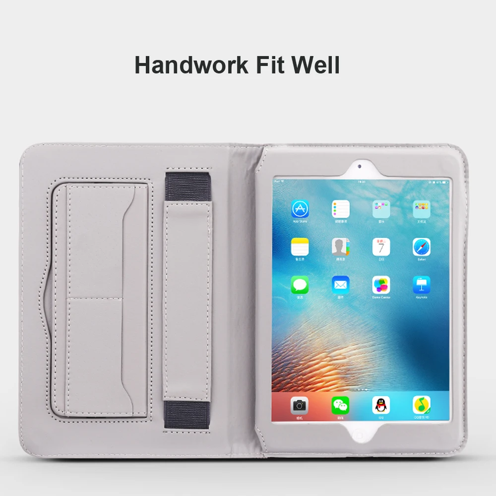 Striped Business PU Leather Cover Case for Apple Ipad Air2/Ipad 6 Smart Auto-Sleep/Wake Up Stand Stent iPad | Компьютеры и офис