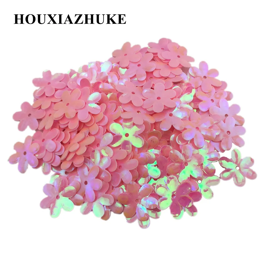 15 мм крем много цветов доступны шесть лепестков spangle блёстки с отверстием для