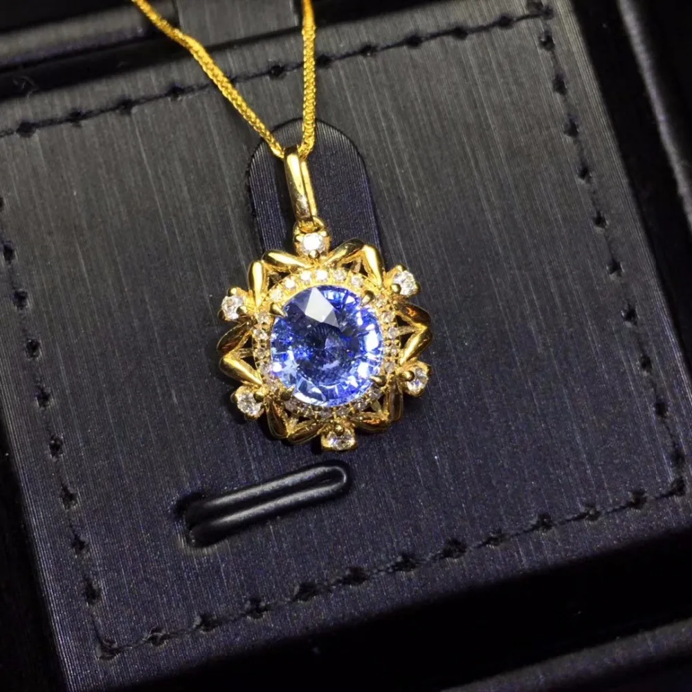 Ювелирные изделия с сертификатом GLI реальное желтое золото 18 карат AU750