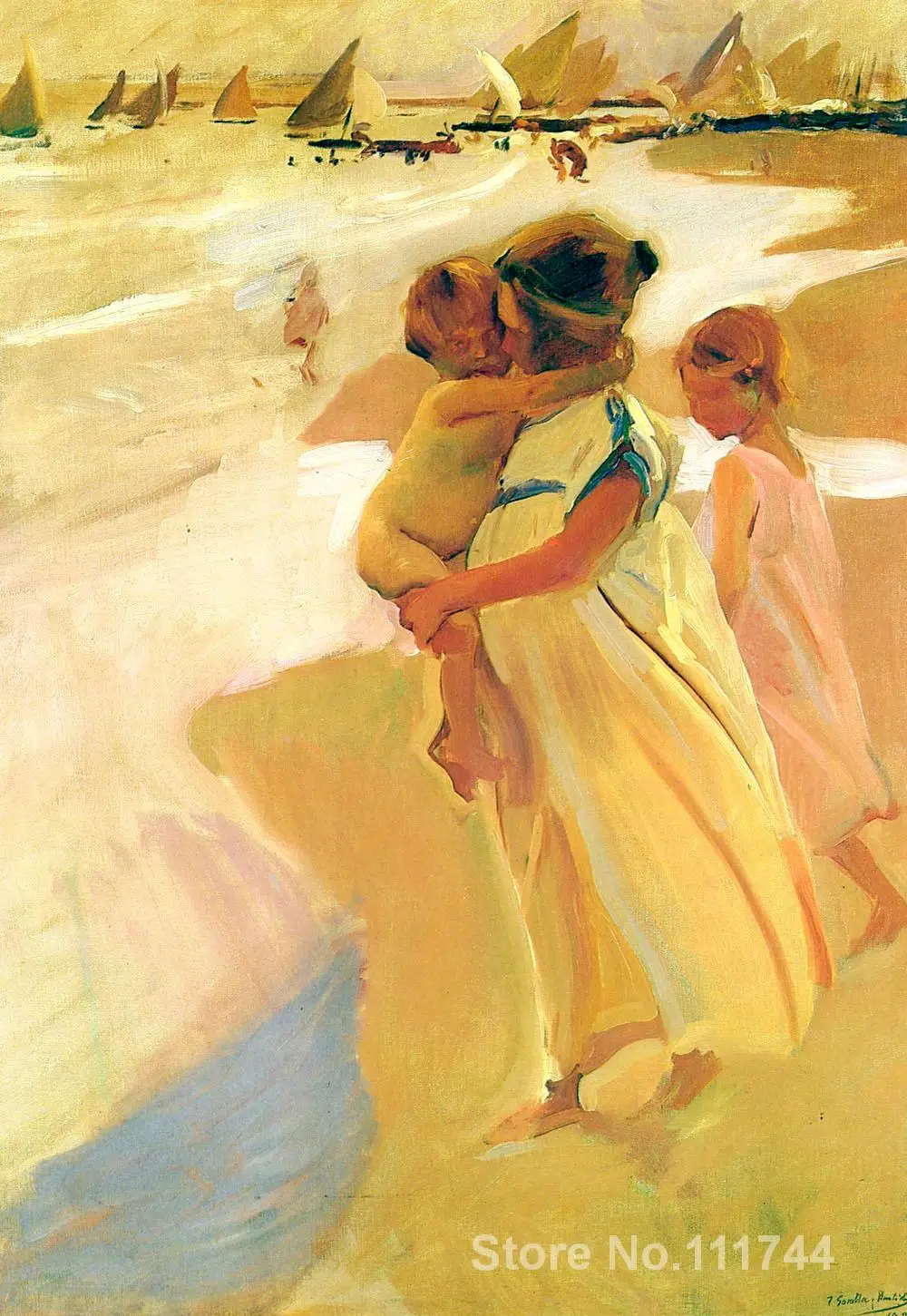 

Landscape art After bathing Valencia Joaquin Sorolla y Bastida paintings for sale High quality Hand painted