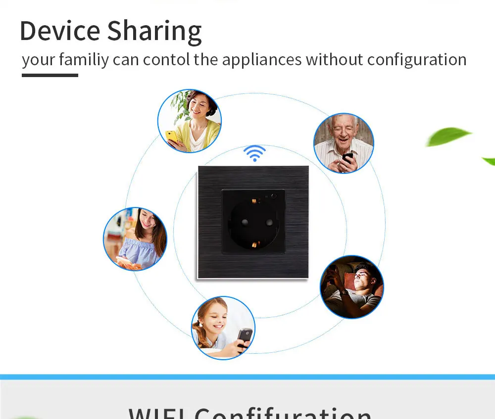 Bingoelec немецкая Розетка wifi розетка роскошный алюминиевый сплав панель стандарт ЕС настенная розетка умный дом автоматизация