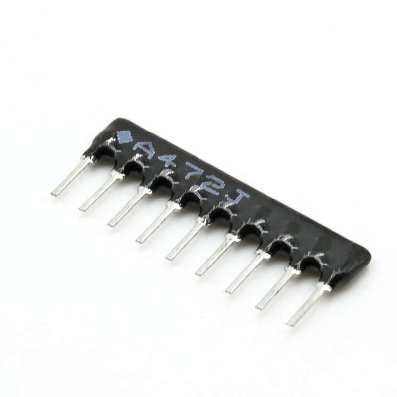 200 шт. массив резисторов 1/8 Вт A09 9Pin резисторная матрица сети Ohm 5% 100R до 1M 100 1K 2K 3K |