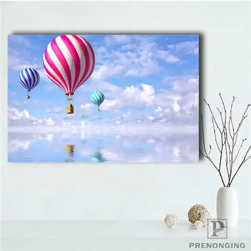 Изготовленный на заказ горячий воздушный шар (3) @ Печатный постер ткань стены