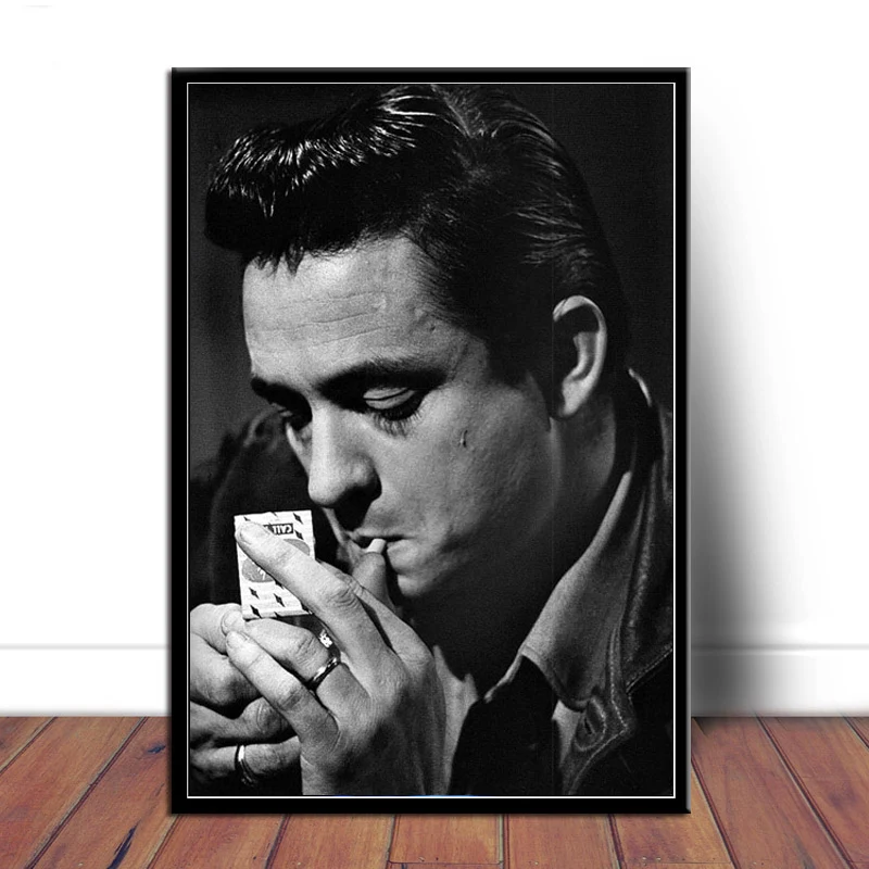 Лидер продаж Постер и печать музыкальная рок группа Johnny Cash винтажная настенная