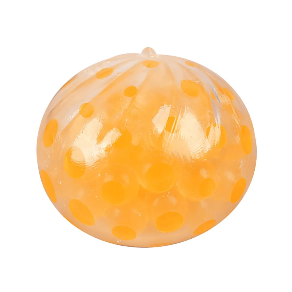 Orange Игрушечные лошадки для детей милые губчатая шарик воды Сжимаемый мячик булочка игрушечные лошадки Мячик с водой внутри антистресс Vent игрушка для детей и взрослых - Цвет: Orange