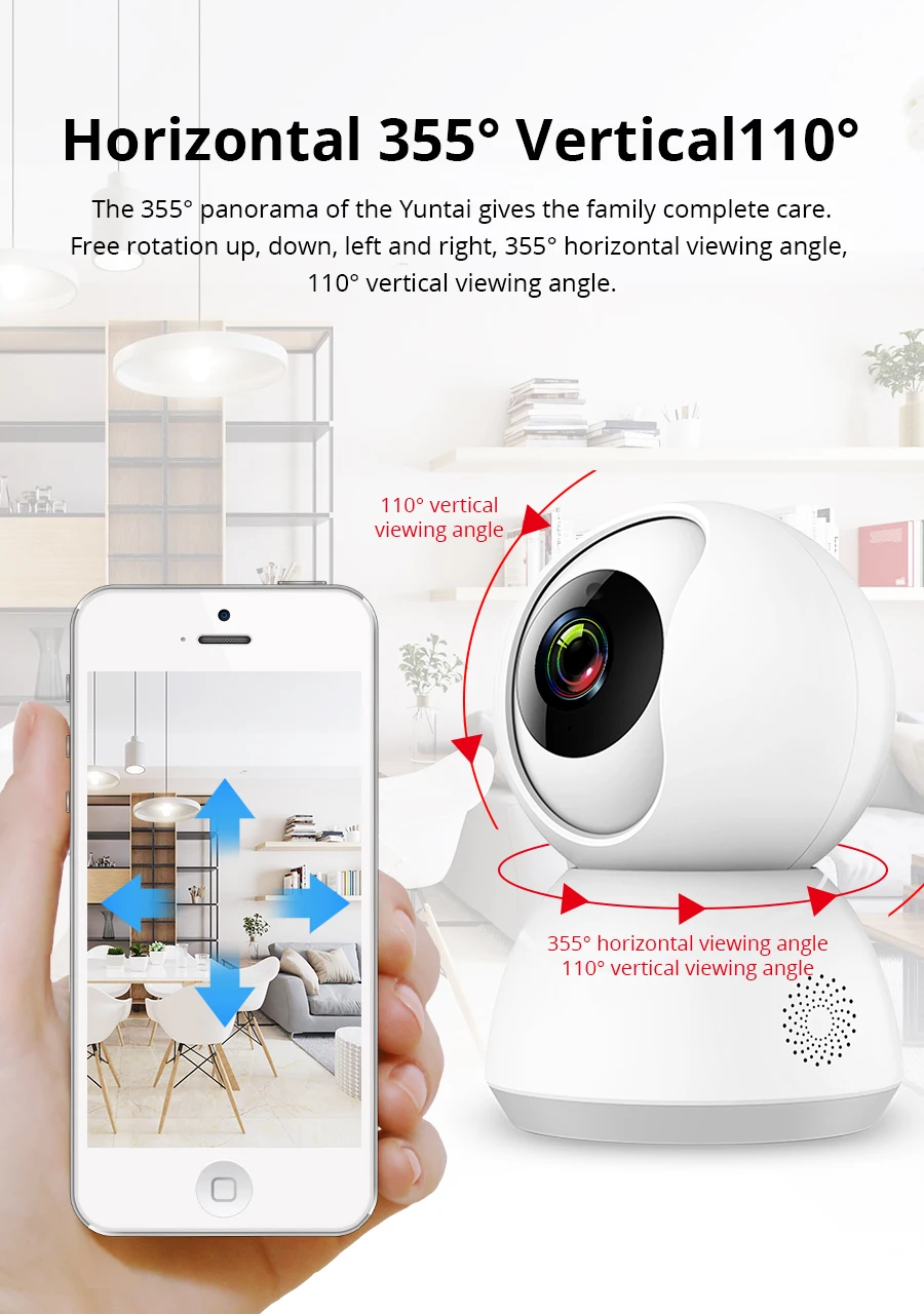 Tuya WiFi CCTV камера 1080P Интерком стандарт ONVIF Умный дом Охранная сигнализация