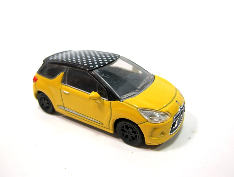 4 цвета N orev 1: 64 CITROEN DS3 Бутик брелок для автомобильных ключей, игрушки для детей модели игрушки с дистанционным управлением оптом