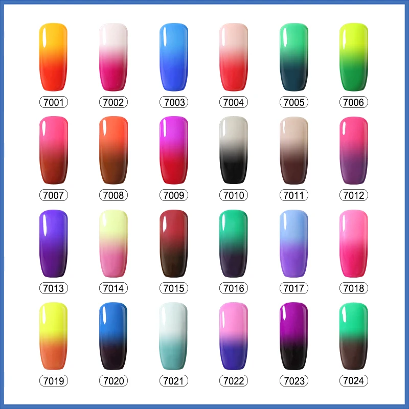 

Arte Clavo 48 Colors Professional UV Gel Nails Soak Off Kit Temperature Change Gel Polish Nail Gel Lacquer 10ml