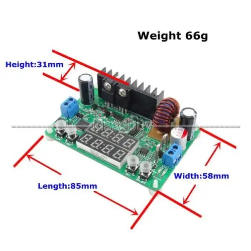 32V 5A 160W Digital-controlled Step-Down Buck 5v 12v 24v Power supply constant volt/current | Электронные компоненты и